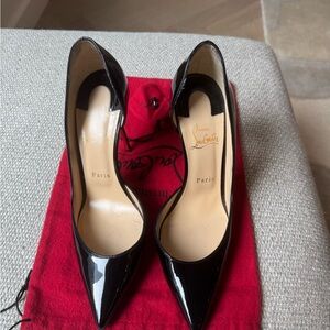 Christian Louboutin Glossy Black Heels